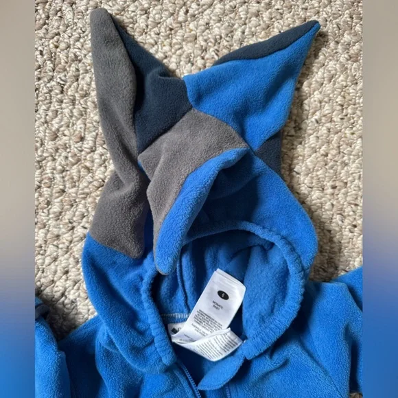 Columbia Baby 6 month Jester hood Blue footie EUC - Picture 10 of 10